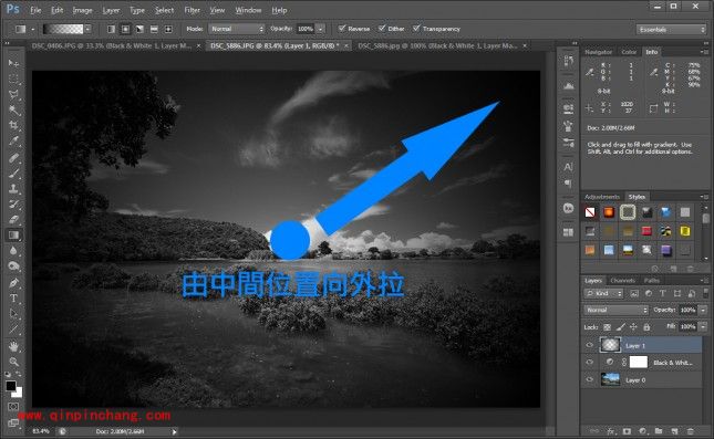 PS精彩案例：制作黑白艺术质感照
