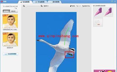 画图软件美图秀秀如何给照片换底色