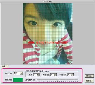 iSee图片专家如何制作布条格子风格照片