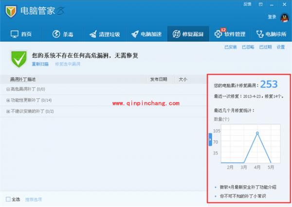 解答腾讯电脑管家修复漏洞的疑惑