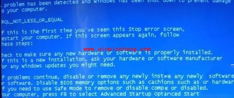 内存条引起的故障及解决方法介绍
