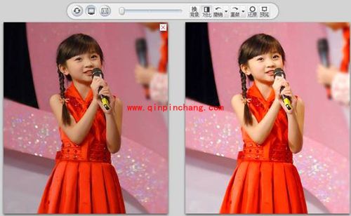 如何用可牛影像制作林妙可艺术照