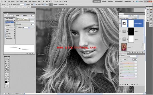 用PS打造完美素描画的技巧