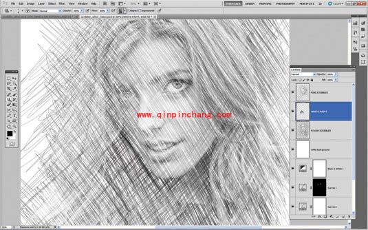 用PS打造完美素描画的技巧