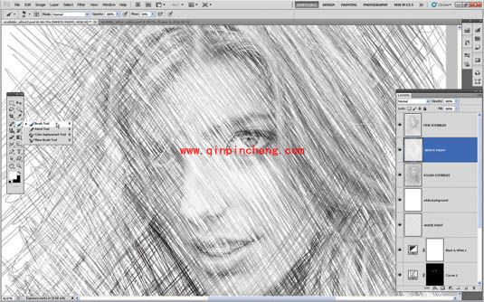 用PS打造完美素描画的技巧