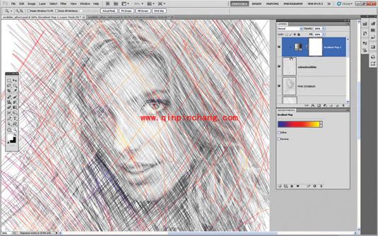 用PS打造完美素描画的技巧