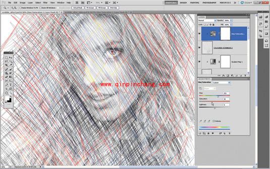 用PS打造完美素描画的技巧