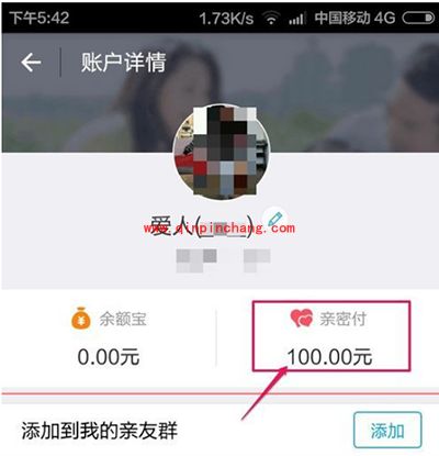 支付宝9.0亲情账户每月额度修改教程