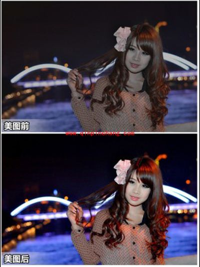 美图秀秀特效还原夜拍光彩 展现暗夜下精彩的瞬间