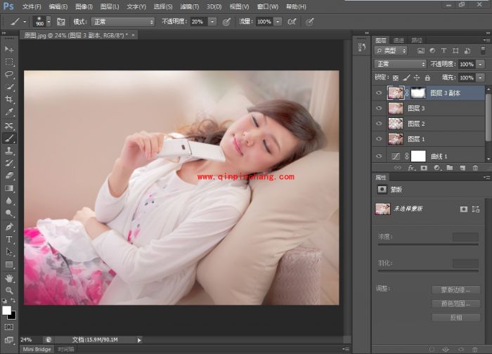 只需几步，PS帮你打造梦幻私房照