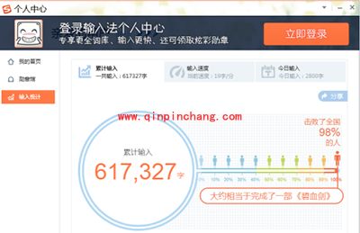 搜狗输入法输入字数统计查看方法