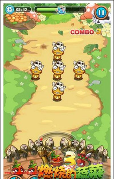 燃烧的蔬菜3 1-1三星通关攻略:百发百中的射击