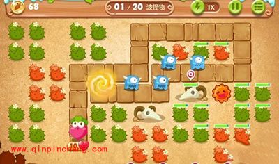 保卫萝卜2第76关炮塔布局图