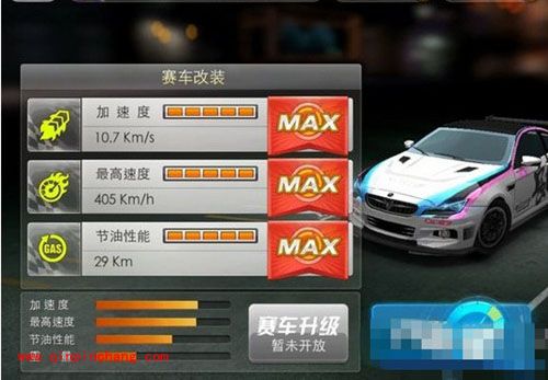 天天飞车中A级车男爵的属性分析