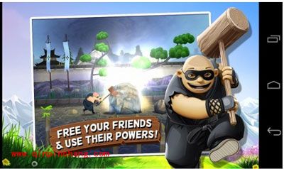 迷你忍者游戏攻略之逃离雪崩