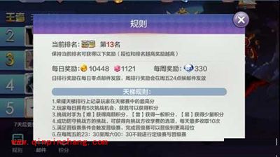 天天风之旅天梯赛周排行的奖励没有到账的解决方法