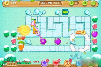 保卫萝卜2第7关炮塔布阵图