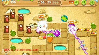 保卫萝卜2第67关通关步骤