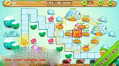 保卫萝卜2极地主题第5关通关步骤详解