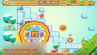 保卫萝卜2极地主题第5关通关步骤详解