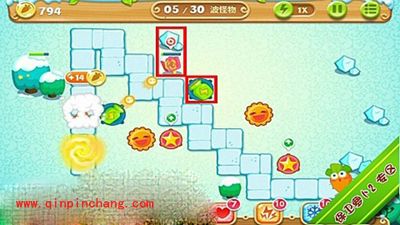 保卫萝卜2极地主题第5关通关步骤详解
