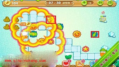 保卫萝卜2极地主题第5关通关步骤详解