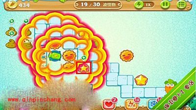 保卫萝卜2极地主题第5关通关步骤详解