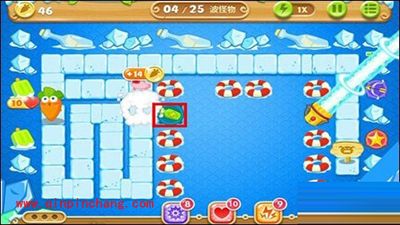 保卫萝卜2攻略:冰川主题第35关