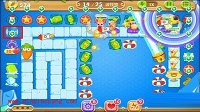 保卫萝卜2攻略：冰川主题第35关