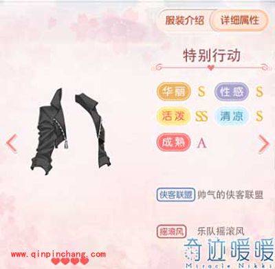 奇迹暖暖10款特殊的清凉属性服装推荐