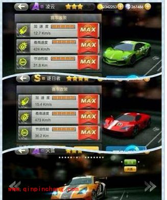 天天飞车更新曝光:凌云、逐日者和火狐新车