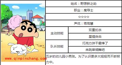 白猫计划野原新之助属性详解