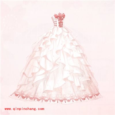 奇迹暖暖喜绣缘中式婚纱套装欣赏