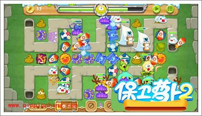 保卫萝卜2地下庄园主题D18关通关攻略