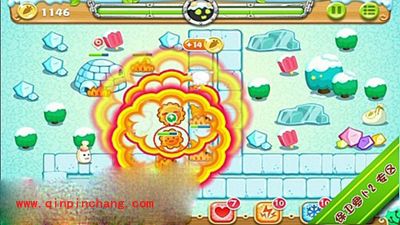 保卫萝卜2极地第14关炮塔布阵图