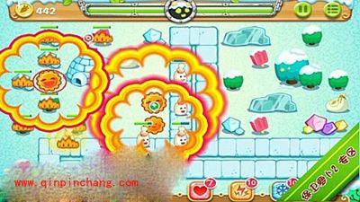 保卫萝卜2极地第14关炮塔布阵图