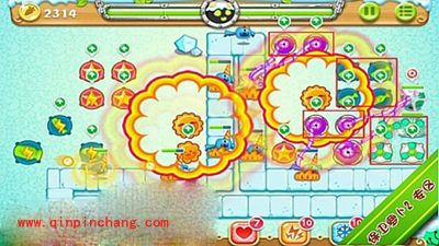 保卫萝卜2极地第14关炮塔布阵图
