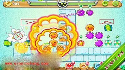 保卫萝卜2极地第14关炮塔布阵图