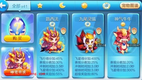 天天酷跑S级神宠图鉴合辑