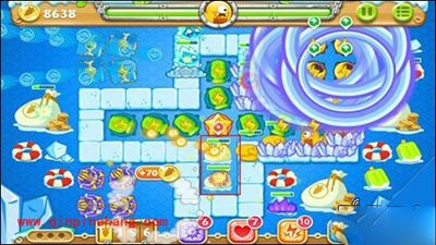 保卫萝卜2冰川主题第40关攻略