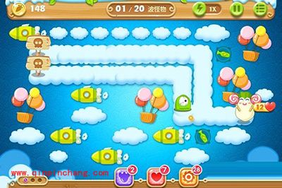 保卫萝卜2第57关通关攻略