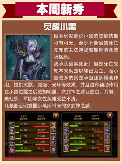 刀塔传奇大数据:女武神携觉醒神牛崛起