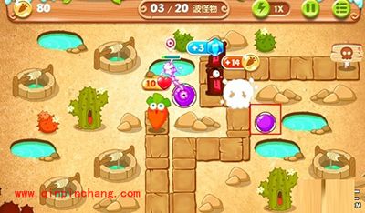 保卫萝卜2第74关的通关技巧