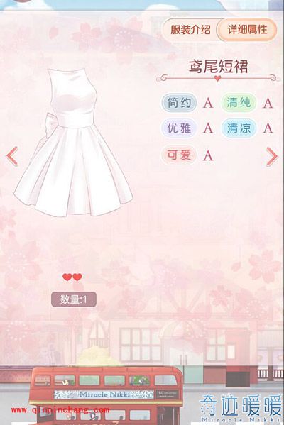 奇迹暖暖常用2-3心服饰属性介绍