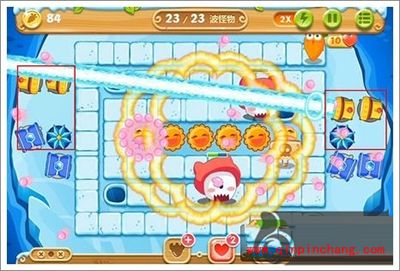 保卫萝卜2第109关通关步骤