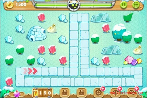 iPhone6上如何玩大屏保卫萝卜2