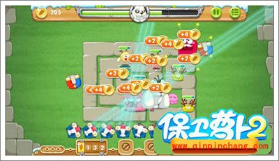 保卫萝卜2地下庄园主题D13关全清攻略