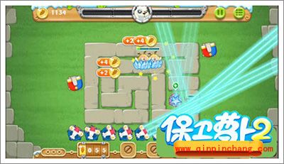 保卫萝卜2地下庄园主题D13关全清攻略