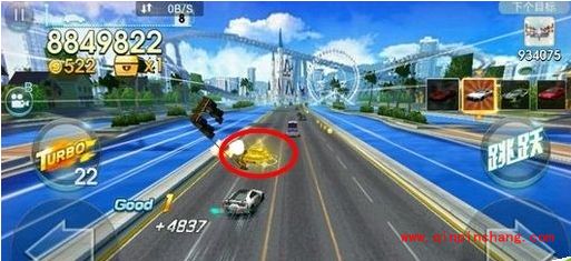 天天飞车累计吃上20个金砖小攻略