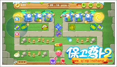 保卫萝卜2地下庄园主题D02关全清攻略